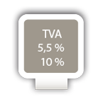 TVA à 5,5% et 10%